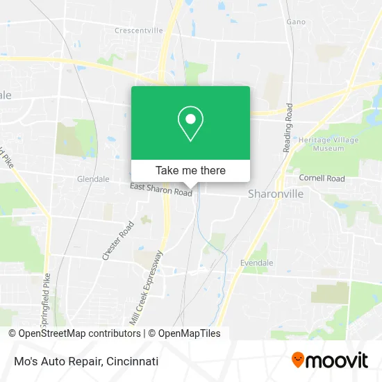 Mo's Auto Repair map