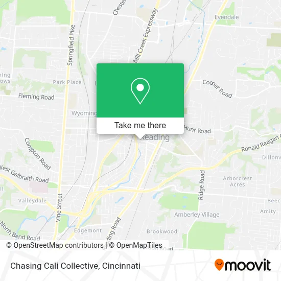 Chasing Cali Collective map