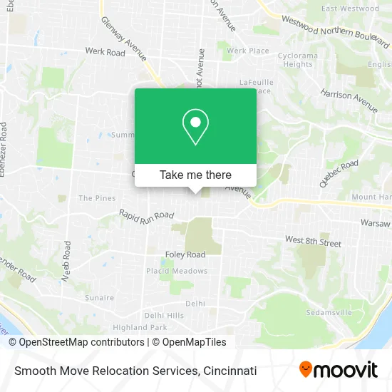 Smooth Move Relocation Services map