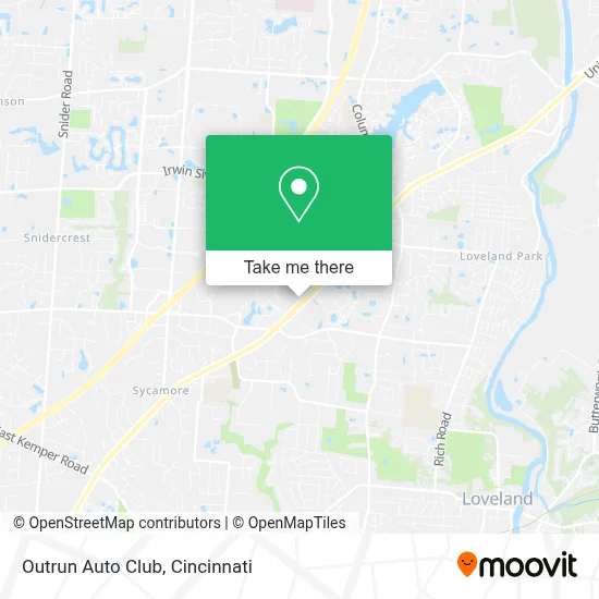 Outrun Auto Club map