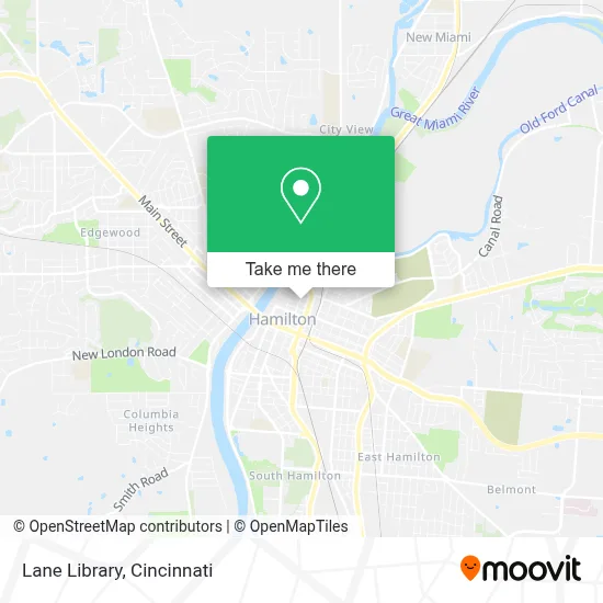 Lane Library map