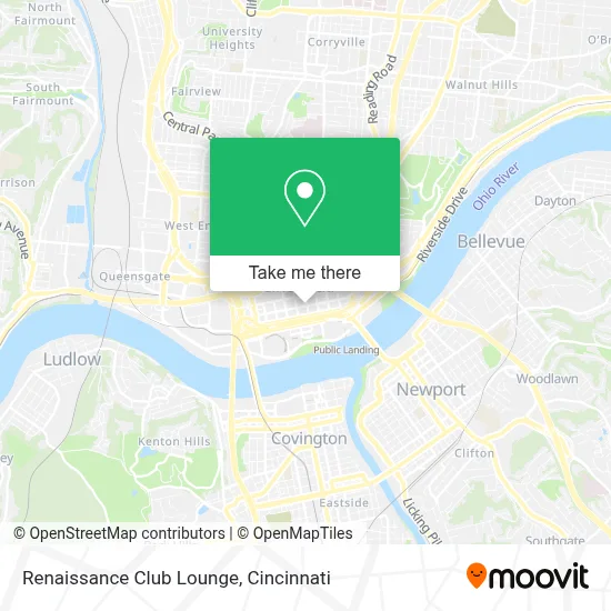 Renaissance Club Lounge map
