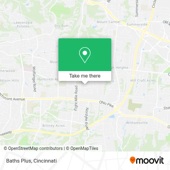 Baths Plus map