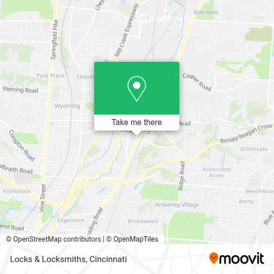 Locks & Locksmiths map