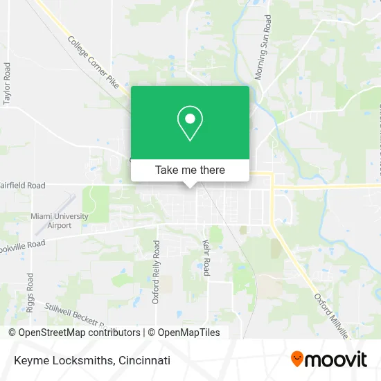 Keyme Locksmiths map