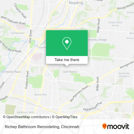 Richey Bathroom Remodeling map