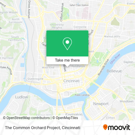 The Common Orchard Project map