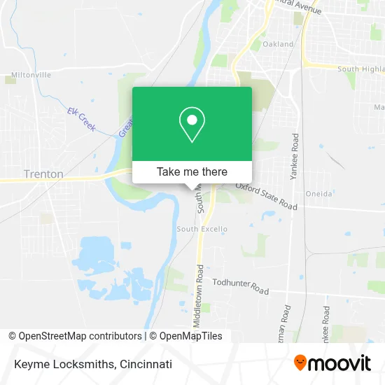 Keyme Locksmiths map
