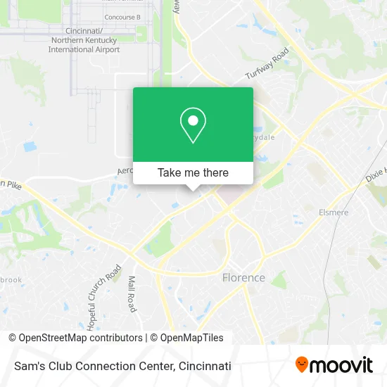 Sam's Club Connection Center map