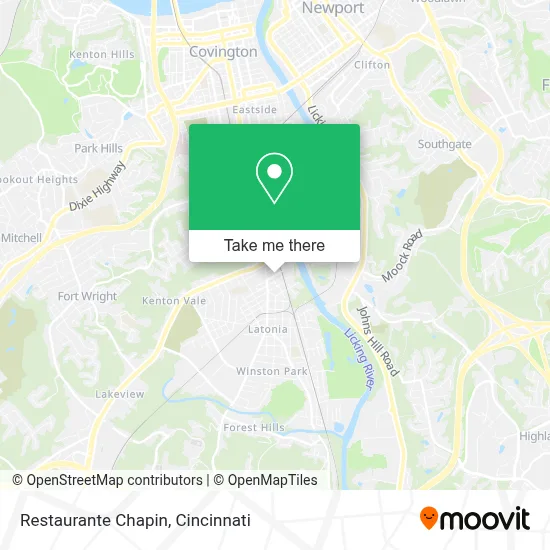 Restaurante Chapin map