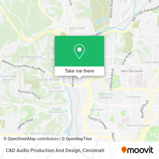 C&D Audio Production And Design map