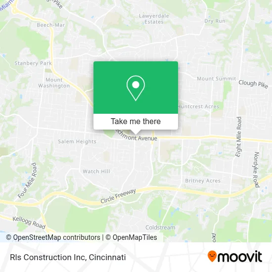 Rls Construction Inc map