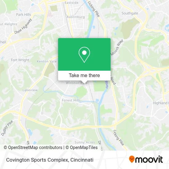 Covington Sports Complex map