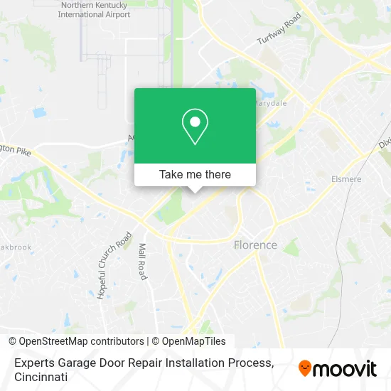 Experts Garage Door Repair Installation Process map