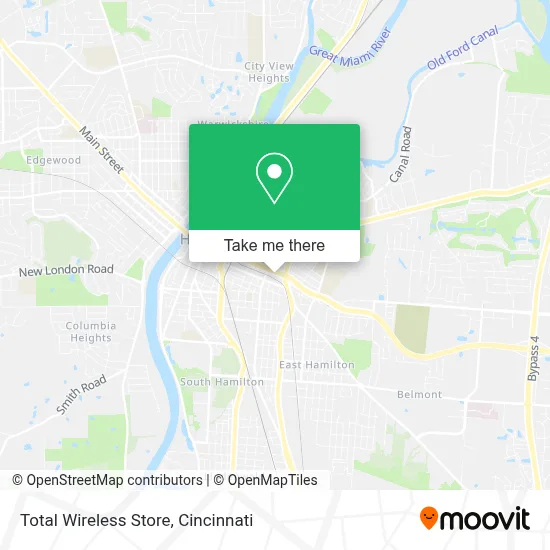 Total Wireless Store map