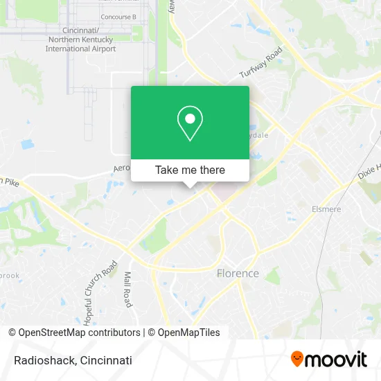 Radioshack map
