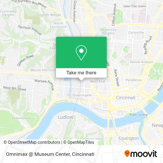 Omnimax @ Museum Center map