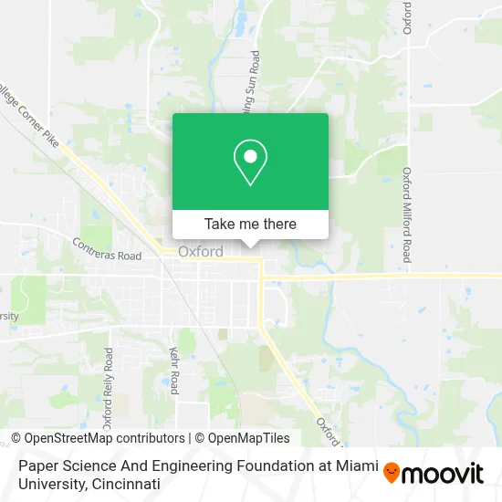 Paper Science And Engineering Foundation at Miami University map