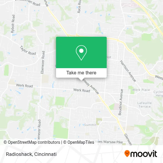 Radioshack map