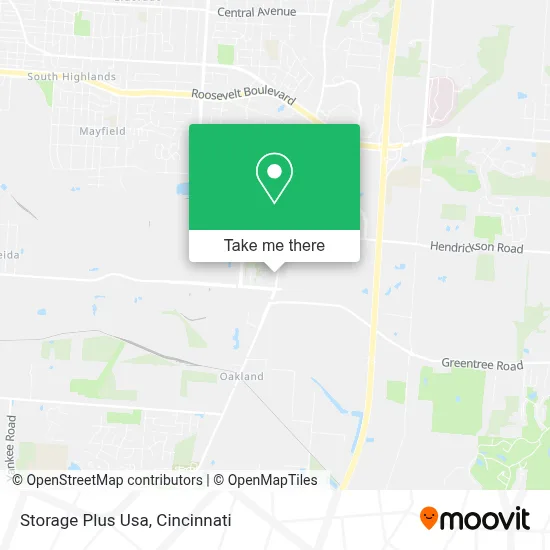 Storage Plus Usa map