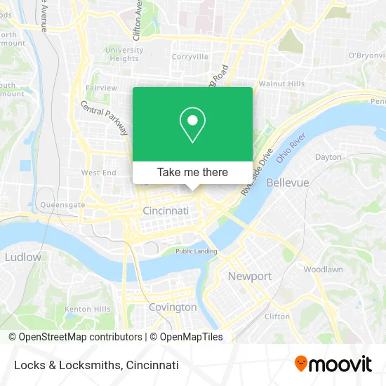 Locks & Locksmiths map