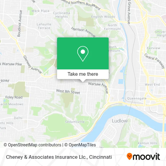 Cheney & Associates Insurance Llc. map