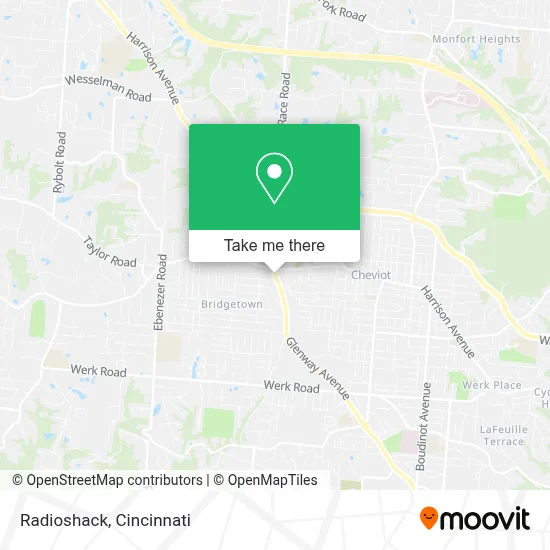 Radioshack map