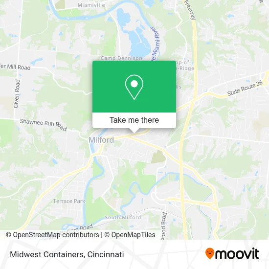 Midwest Containers map
