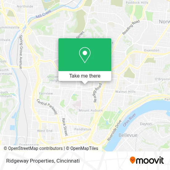 Ridgeway Properties map