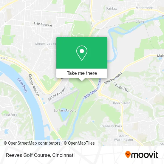 Reeves Golf Course map