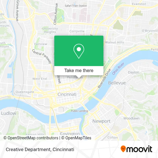 Creative Department map