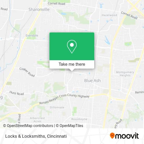 Locks & Locksmiths map