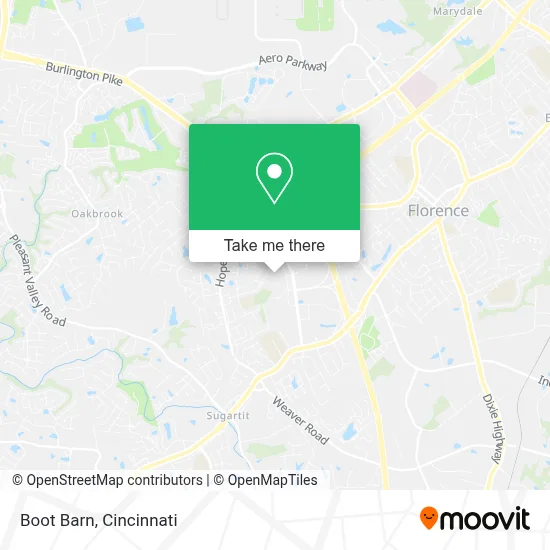Boot Barn map