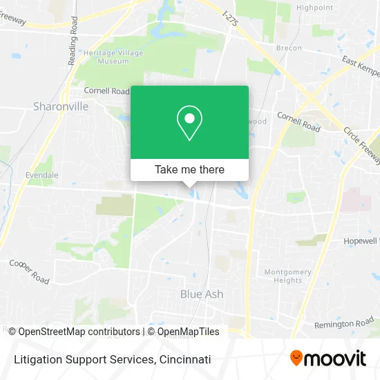 Litigation Support Services map