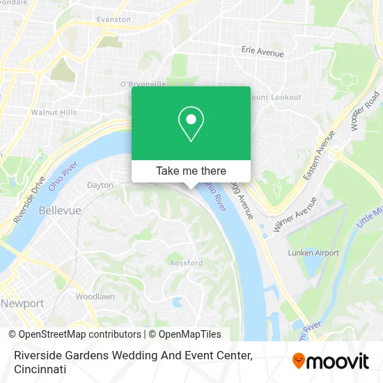 Riverside Gardens Wedding And Event Center map