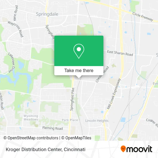Kroger Distribution Center map