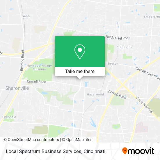 Local Spectrum Business Services map