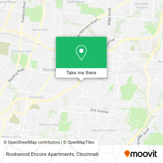 Rookwood Encore Apartments map