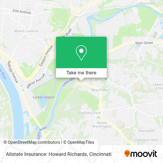 Allstate Insurance: Howard Richards map