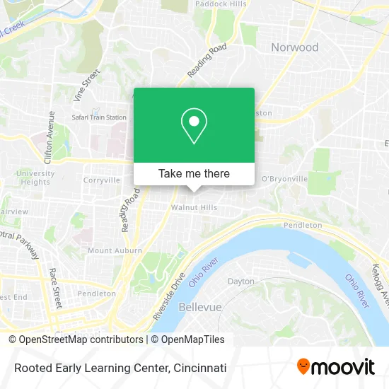 Rooted Early Learning Center map