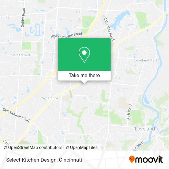 Select Kitchen Design map