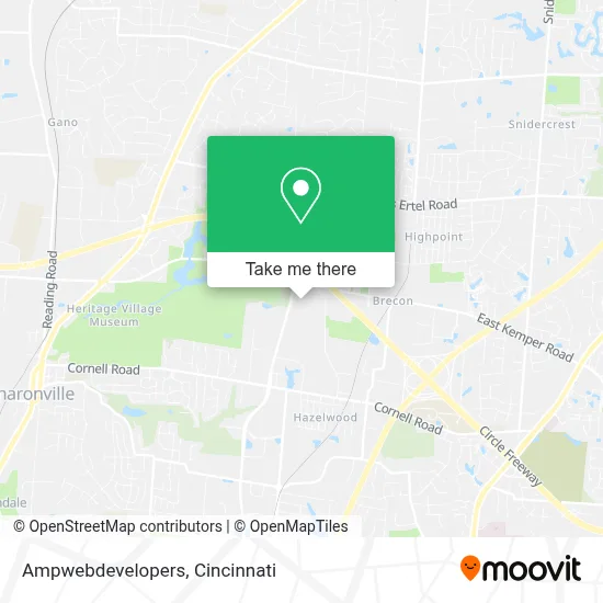 Ampwebdevelopers map