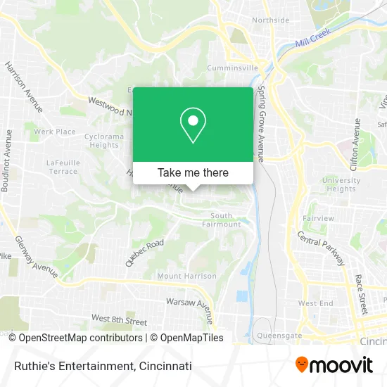 Ruthie's Entertainment map