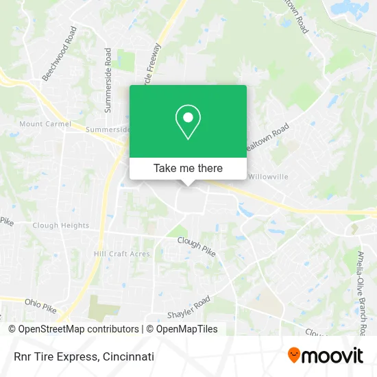 Rnr Tire Express map