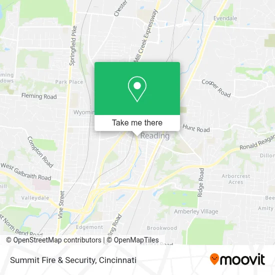 Summit Fire & Security map