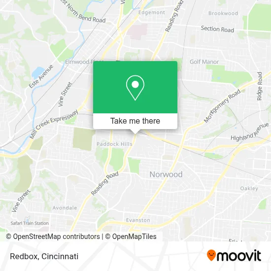 Redbox map
