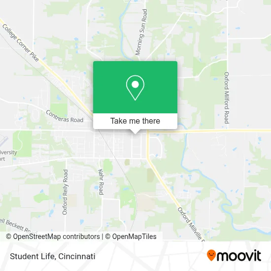 Student Life map