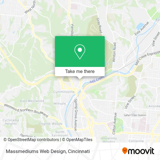 Massmediums Web Design map