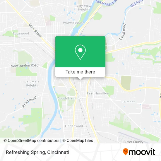 Refreshing Spring map