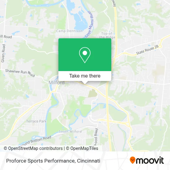 Proforce Sports Performance map